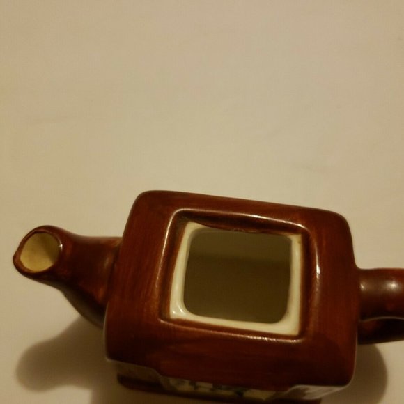 Mini Teapot Figurine Clock Youngs China 1998 - Picture 7 of 12